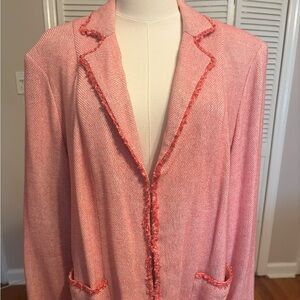 Jones New York Vibrant Blazer 16w